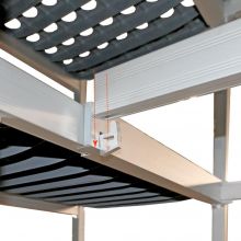 Eckverbindung hygienisches Regal 6611/6622/6811 Tiefe 460 mm - 4 Ebenen