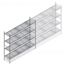 Hygieneregal 6611 1800x1500x460 mm (hxbxt) 4 Ebenen Anfangsregal