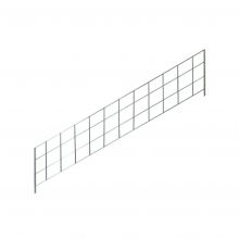 Einhängedrahtgittertrennwand Heavy Duty 600x140