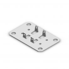 Bodenplatte Heavy Duty Doppel Fachbodenregal