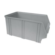 Kunststoff Stapelbehälter, Lagerbehälter A4 350x210x160 mm (lxbxh) grau