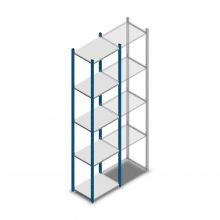 Fachbodenregal Medium Duty 2500x550x400mm (hxbxt) 5 Ebenen blau Anfangsregal