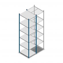Fachbodenregal Medium Duty 2500x550x700mm (hxbxt) 6 Ebenen blau Anfangsregal