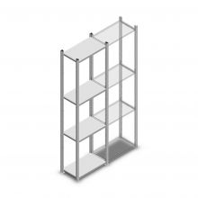 Fachbodenregal Light Duty 2000x550x300mm (hxbxt) 4 Ebenen Anfangsregal