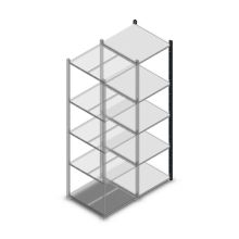 Fachbodenregal Medium Duty 2000x550x600mm (HxBxT) 5 Ebenen anthrazit Anbauregal