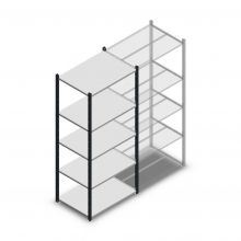 Fachbodenregal Medium Duty 2000x850x600mm (hxbxt) 5 Ebenen anthrazit Anfangsregal