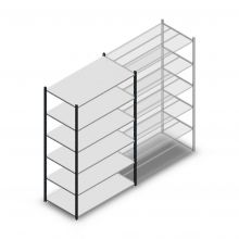 Fachbodenregal Medium Duty 2000x850x700mm (hxbxt) 6 Ebenen anthrazit Anfangsregal