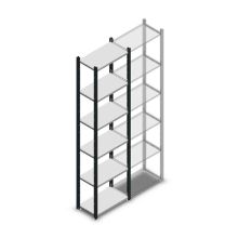 Fachbodenregal Medium Duty 2000x550x300mm (hxbxt) 6 Ebenen anthrazit Anfangsregal