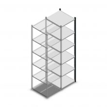 Fachbodenregal Medium Duty 2000x550x600mm (hxbxt) 6 Ebenen anthrazit Anbauregal