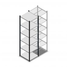 Fachbodenregal Medium Duty 2000x550x600mm (hxbxt) 6 Ebenen anthrazit Anfangsregal