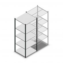 Medium Duty Fachbodenregal 2200x850x800mm (hxbxt) 5 Ebenen anthrazit Anfangsregal