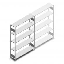 Fachbodenregal Heavy Duty 2000x1300x300 mm (hxbxt) 5 Ebenen 150 kg Anfangsregal