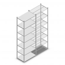 Fachbodenregal Medium Duty 3000x1000x600 mm (hxbxt) 7 Ebenen verzinkt Anfangsregal