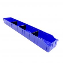 Lagerbehälter PSB 7 blau 615x100x60 mm (lxbxh) blau