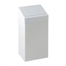 Metallene Abfallbehälter mit Pushdeckel 50 Liter