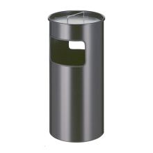 Metall-Asche-/Papierbehälter 50 Liter schwarz