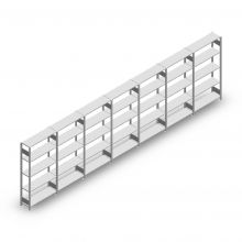 Vorteilsreihe Fachbodenregal Heavy Duty 2000x7000x300 mm (hxbxt) 5 Ebenen 150 kg