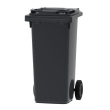 Abfallcontainer, mobiler Rollcontainer 120 Liter grau