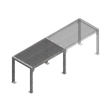 Modular erweiterbarer Ladetisch 1000x600x700 mm (HxBxT) Grundregal