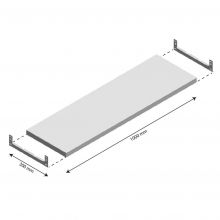 Ebene Fachboden Light Duty 1000x300mm (bxt)