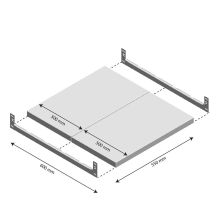 Ebene Fachboden Light Duty 550x600mm (bxt)