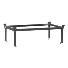 Aufsetzrahmen für Palettenunterwagen 1200 kg 1210x810 mm (LxB) 370 mm hoch anthrazit