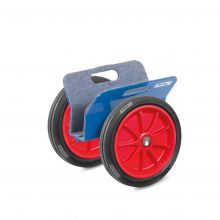 Plattenroller 250 kg 300 mm mit Gummireifen und Klemmplatten, Klemmweite 0-60 mm