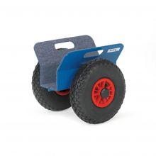 Plattenwagen 250 kg 310 mm mit Luftreifen und Klemmplatten, Klemmweite 30-95 mm