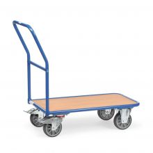 Plateauwagen, Plattformwagen, Transportkarre 400 kg mit Schiebegriff 1000x700