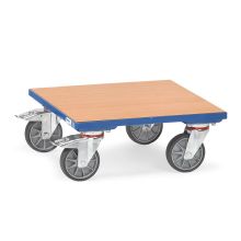 Rollplatte 400 kg 700x700 mit Holzplattform