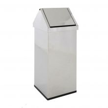 Carro Swing Abfallbehälter 110 Liter schwarz edelstahl