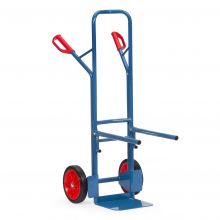 Stuhl-Sackkarre 300 kg 1300 mm mit Gummireifen und festen Kragarmen