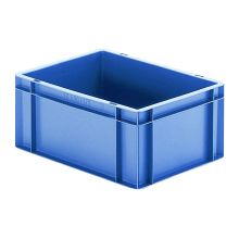 Stapelbare Transportkiste TK0 400x300x175 mm (lxbxh) blau