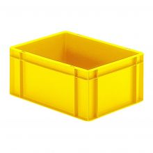 Stapelbare Transportkiste TK0 400x300x175 mm (lxbxh) gelb