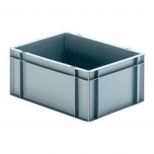 Stapelbare Transportkiste TK0 400x300x175 mm (lxbxh) grau