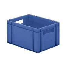 Stapelbare Transportkiste TK0 400x300x210 mm (lxbxh) blau