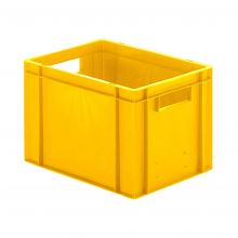 Stapelbare Transportkiste TK0 400x300x270 mm (lxbxh) gelb
