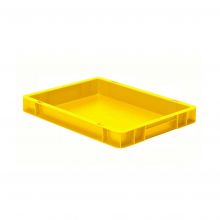 Stapelbare Transportkiste TK0 400x300x50 mm (lxbxh) gelb