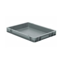 Stapelbare Transportkiste TK0 400x300x50 mm (lxbxh) grau