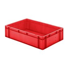 Stapelbare Transportkiste TK0 600x400x145 mm (lxbxt) rot