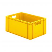Stapelbare Transportkiste TK0 600x400x270 mm (lxbxh) gelb
