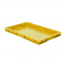 Stapelbare Transportkiste TK0 600x400x50 mm (lxbxh) gelb