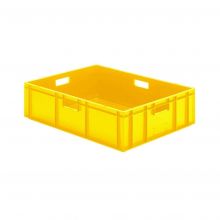 Stapelbare Transportkiste TK0 800x600x210 mm (lxbxh) gelb