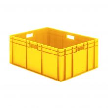 Stapelbare Transportkiste TK0 800x600x320 mm (lxbxh) gelb