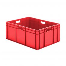 Stapelbare Transportkiste TK0 800x600x320 mm (lxbxh) rot