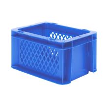 Stapelbarer Transportbehälter TK1 200x100x120 mm (lxbxh) blau