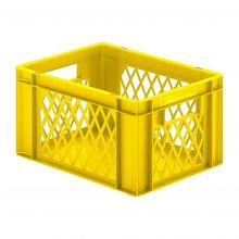 Stapelbarer Transportkasten TK1 400x300x210 mm (lxbxh) gelb