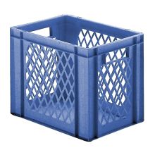 Stapelbare Transportkiste TK1 400x300x320 mm (lxbxh) blau