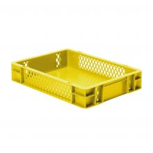 Stapelbarer Transportbehälter TK1 400x300x75 mm (lxbxh) gelb