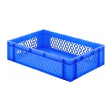 Stapelbarer Transportbehälter TK1 600x400x145 mm (lxbxh) blau
